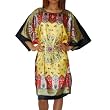 SILK COUTURE: Womens Silk Lounge Dress / Top with Artistic Print