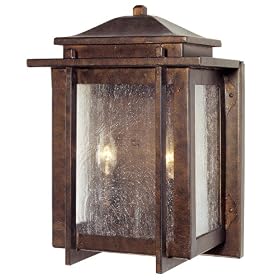 American Bungalow Collection 14" High Outdoor Wall Light