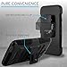 Coolpad Phone Case, CellJoy [Ultra Rugged Hybrid]ShockProof Reinforced Shield Impact Bumper [Heavy Duty] Protection CoverKickstand [Locking Swivel Belt Clip Holster Combo] (Black)