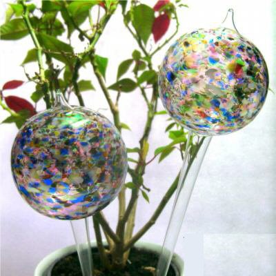 Tolle Pflanzensitter: Durstkugel/Bewässerungskugel - Granulat in multicolor ca. 8,5cm