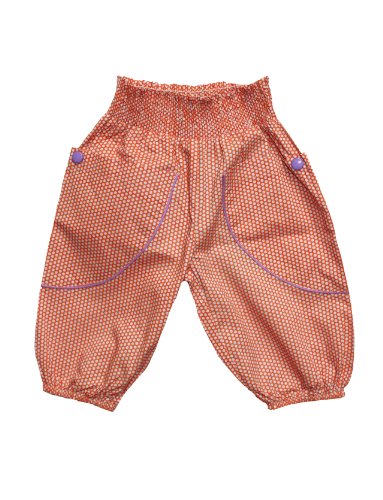Green Cotton Baby - M&auml;dchen Hose, All over Druck 1530094400, ARON, Gr. 86, Orange (Melon) Preisvergleich