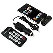 All Channel FM Transmitter w/ Premium Rapid Rapid Automobile Car Charger and Remote Control For Apple iPod / iPhone / iTouch / Nano / iPad / Video / Shuffle - Black