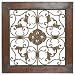 Large Square Tuscan Wrought Iron Metal Wall Grill