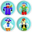Pirates Knob Set by Olive Kids