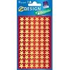 Glanz-Sticker kl. Sterne, gold