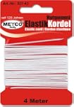 Hutgummi Elastik Kordel 4 M. Weiss