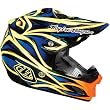 Troy Lee Designs Beast SE 3 Off-Road Motorcycle Helmet - Blue/Yellow