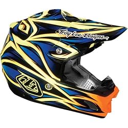 Troy Lee Designs Beast SE 3 Off-Road Motorcycle Helmet - Blue/Yellow