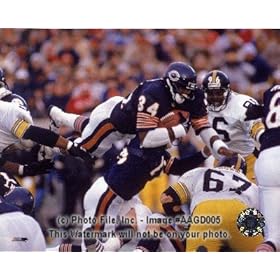  Walter Payton - Chicago Bears NFL 8x10 Photo (diving)