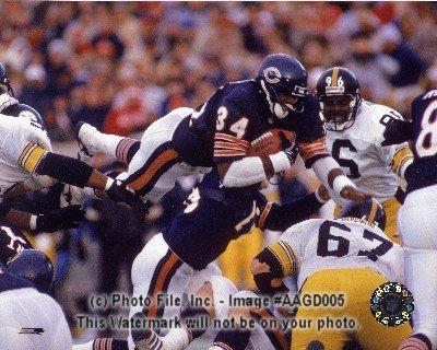 Walter Payton - Chicago Bears NFL 8x10 Photo (diving)