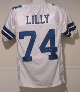 Bob Lilly Autographed Dallas Cowboys White Size XL Jersey
