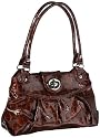 Jane Shilton Chestnut Croc Large 2 Handle