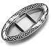 Wilton Armetale Chili Pepper Small Oval Divided Tray