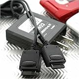 エアーズジャパン TWIN 家庭用AC充電器 au携帯電話2台同時充電対応 ブラック AK...