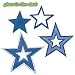 Wallies 12801 Glowing Stars Wallpaper Cutout