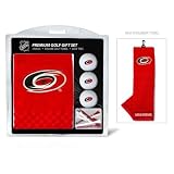 Carolina Hurricanes Golf Towel with Golf Balls Gift Set
