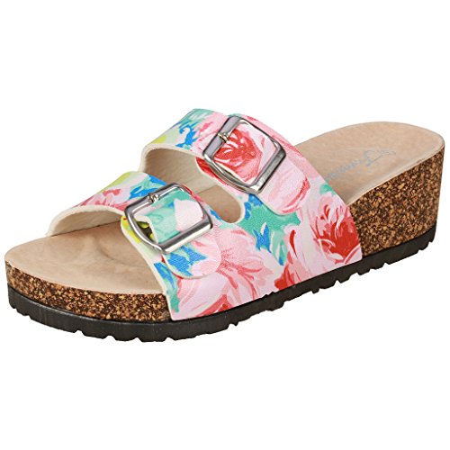 Coshare Women's Fashion Birkenstock-style Soft Footbed Cork Sandals