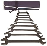 Martin BOE11K Double Head Open End Wrench Set, 11 Pieces ranging from 1/4 x 5/16 to 1-1/16 x 1-1/4 i