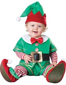 Baby-Toddler Santas Lil Elf Toddler Christmas Costume 12-18 Months