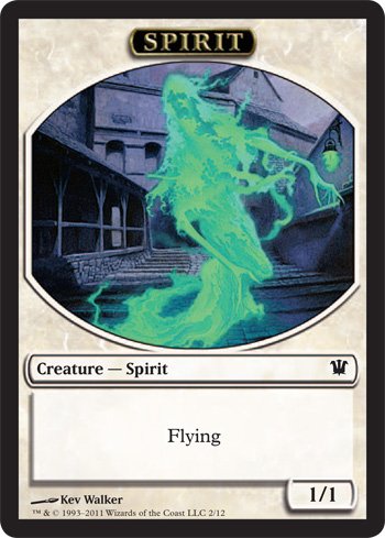 Magic the gathering Innistrad - Spirit token Toy Magic the gathering Innistrad - Spirit token Toy