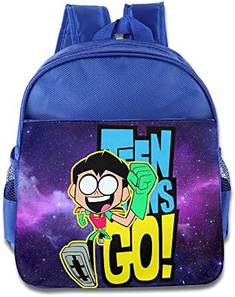 WXIANGL Kid's Teen Titans Go Robin School Backpacks/Bags For Unisex RoyalBlue