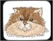   - Mouse Pad with head, himalayan, cat, face, feline, maltese