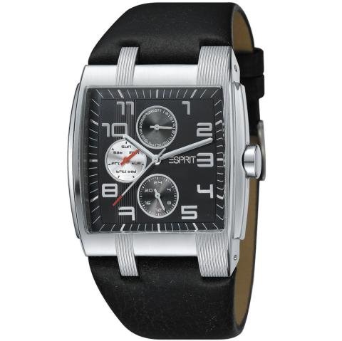 Esprit Herrenarmbanduhr adventure brown leather houston  GENTS 4442598