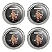 Unstoppable Tyrannosaurus Rex Dinosaur Metal Craft Sewing Novelty Buttons - Set of 4