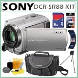 51zsg7kQ30L. SL160  Sony DCR SR88 120GB Hard Disk Drive Handycam® Camcorder with 60x Optical Zoom and 2.7 inch Widescreen LCD + 8GB Accessory Kit