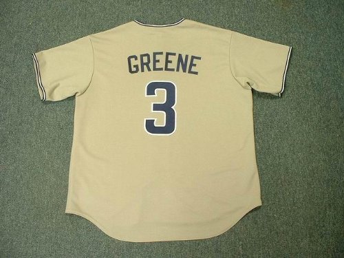 KHALIL GREENE San Diego Padres Majestic Away Baseball Jersey, XL