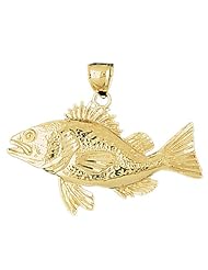 CleverEves 14K Gold Pendant Bass 6.2 - Gram(s)