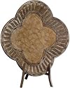 Belaire Four Petaled Plate On Stand