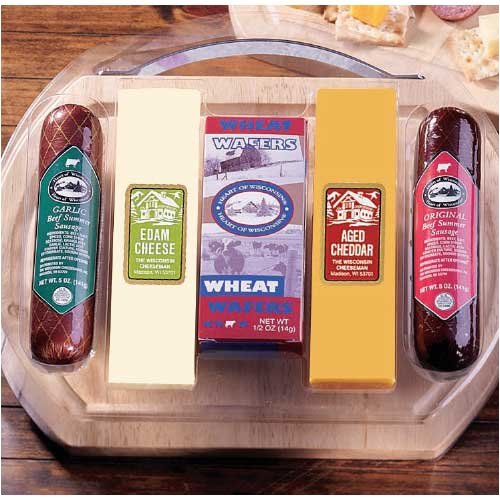 Contemporary Cheese and Sausage Board - Wisconsin Cheeseman
