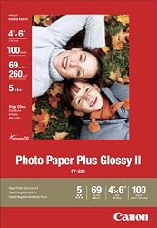 Canon Photo Paper Plus Glossy II, 4 x 6 Inches, 100 Sheets (2311B023)