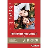 Canon Photo Paper Plus Glossy II, 4 x 6 Inches, 100 Sheets (2311B023) ~ Canon