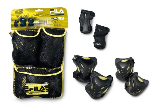 Fila Uni Protektoren Fitness Pro Pad Set 7, schwarz gelb, M, 60750717 Preisvergleich