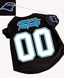 Officially Licensed by the NFL - Carolina Panthers Dog Football Jersey - X-Large (XL)