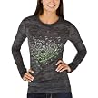 Mossimo Supply Co. Juniors Burnout Ribbed Knit Tee - Charcoal