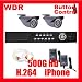 Complete CCTV Surveillance Outdoor Security Camera DVR System Package - 2 Waterproof Outdoor SONY CCD 600TVL 4mm lens 36pcs IR LED 98.4 ft IR Distance Color Security Camera and 4 Channel Standalone (500G HD) DVR Digital Security Recorder System