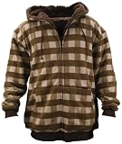 Empire Country Men's Hoodie Zip Sweatshirt Plaid - S