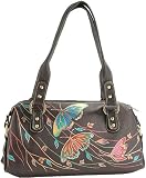 Review Anuschka  / Anuschka Top Zip Leather Satchel Handbag Leather Handbags
