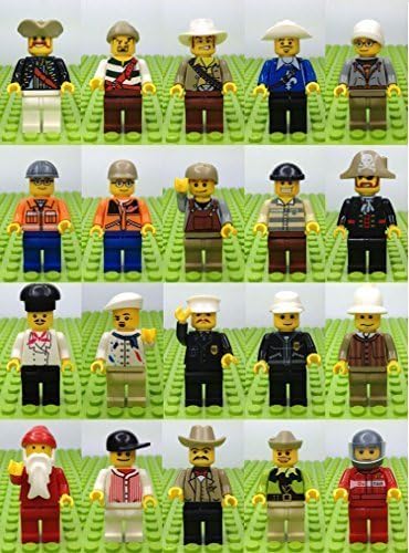 20pcs Minifigure for City Life Building Block Brick Accessory Minifigs No Original Box