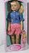 Blonde/Blue WISPY WALKER Walking Doll Large Approx 27 