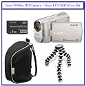 Sony Webbie HDTM MP4 and 5MP All-In-One Camera (MHSCM1) + Sony Carrying Pouch for MHS-CM1 Webbie HDTM Cameras and some Handycam® Camcorders (LCS-BBD/B) + Sony MSMT4G 4GB Memory Stick PRO Duo (Mark2) Media