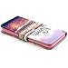Vogue 4014078 Synthetic Leather Flip Case with Wallet Card Slots and All-around TPU Inner, Magnetic Skin Cover for iPhone 6S - Never Stop Dreaming