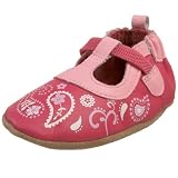 Robeez InfantToddler Paisley T Strap Soft Sole Crib Shoe