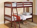 Wooden Twin / Twin Bunk Bed Acs000512