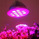 TL 36W LED植物育成ライト 口金 E27水耕栽培ランプ 630nm:660nm:460nm LED使用 小型スポットライト水耕栽培 室内栽培 観賞用ライト 電照菊 CE PSE クリア商品