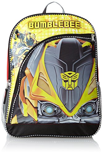 FAB Starpoint Big Boys' Transformers Bumble Bee Big Face 16 Inch Backpack, Multi, One Size
