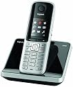 Gigaset S810 Schnurlostelefon (4,6 cm (1,8 Zoll) TFT-Farbdisplay, Freisprecheinrichtung) stahlgrau